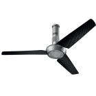 VORTICE - Nordik air design 140-17 titanio ventilatori da soffitto reversibili con pale in fibra di carbonio LED regolabili telecomando RF motore silenzioso.