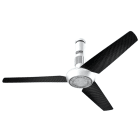 VORTICE - Nordik Air Design 180-29 bianco, ventilatori da soffitto reversibili con pale in fibra di carbonio, LED regolabili, telecomando RF, motore silenzioso.