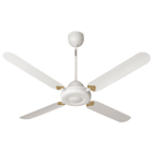 VORTICE - Nordik decor 1s 140 s.sc p/l, coperchi motore in resina abs bianca, calotte in pp antiurto, motore monofase, 4 pale acciaio, portata 13.470 m3/h, kit luce opzionale.