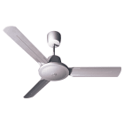 VORTICE - Ventilatore da soffitto Nordik Evolution R 120/48 argento, pale 1200 mm, motore e pale reversibili, portata 13.810 m3/h, kit luce opzionale.