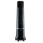 VORTICE - Ariante tower cooler, ventilatore oscillante da terra in abs nero, motore 3 velocità, telecomando, modalità brezza, serbatoio acqua, rotelle.