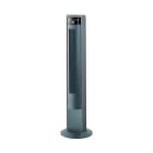 VORTICE - Ariante tower super ventilatore oscillante da terra in alluminio, motore 3 velocità, telecomando infrarossi, comandi soft touch, cavo 2m.