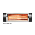 VORTICE - Thermologika Soleil System: lampada infrarossi interno/esterno, design D. Piva, alluminio anodizzato, 1500W, accensione rapida, durata 5000h.