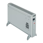 VORTICE - Caldore R: termoconvettori trasferibili in acciaio verniciato, motore 3 velocità, resistenza con limitatore, termostato antigelo, sicurezza IMQ.