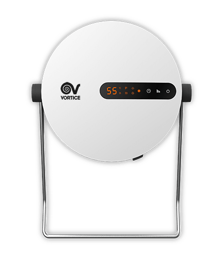 VORTICE - Microcomfort T termoventilatore con scaldasalviette, display lcd, telecomando ir, elementi ptc, griglia orientabile, protezione termica, filtro antipolvere. 0000070872