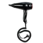 VORTICE - Vortphon 2000 P asciugacapelli a spina, involucro ABS nero, motore qualità, 6 flussi, termofusibile, pulsante sicurezza, termostato, cavo shuko.