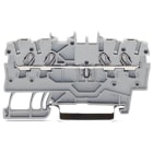 WAGO ELETTRONICA - Morsetto passante per 4 conduttori.1 mm².adatto per applicazioni Ex e II.grigio 2000-1401