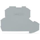WAGO ELETTRONICA - Piastra terminale.spessore 0,7 mm.grigio