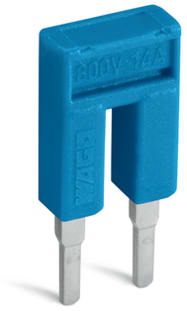 WAGO ELETTRONICA - Ponticello.2 poli.isolato.blu