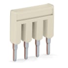 WAGO ELETTRONICA - Ponticello.4 poli.isolato.grigio chiaro