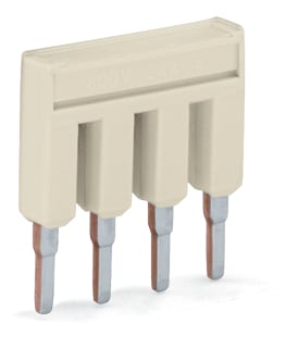 WAGO ELETTRONICA - Ponticello.4 poli.isolato.grigio chiaro