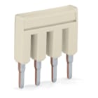 WAGO ELETTRONICA - Ponticello.4 poli.isolato.grigio chiaro
