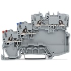 WAGO ELETTRONICA - Morsetto per sensore per 3 conduttori.con ingressi del conduttore colorato.1 mm².grigio