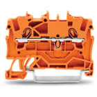 WAGO ELETTRONICA - Morsetto passante per 2 conduttori.1,5 mm².adatto per applicazioni Ex e II.arancione 2001-1202