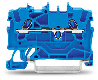 WAGO ELETTRONICA - Morsetto passante per 2 conduttori.1,5 mm².per applicazioni Ex-e-II e Ex-i.blu 2001-1204