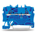 WAGO ELETTRONICA - Morsetto passante per 2 conduttori.1,5 mm².per applicazioni Ex-e-II e Ex-i.blu