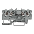 WAGO ELETTRONICA - Morsetto passante per 4 conduttori.1,5 mm².adatto per applicazioni Ex e II.grigio