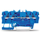 WAGO ELETTRONICA - Morsetto passante per 4 conduttori.1,5 mm².per applicazioni Ex-e-II e Ex-i.blu 2001-1404