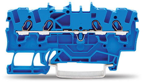 WAGO ELETTRONICA - Morsetto passante per 4 conduttori.1,5 mm².per applicazioni Ex-e-II e Ex-i.blu
