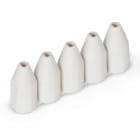 WAGO ELETTRONICA - Fermaisolante.0,25 - 0,5 mm².5 pezzi/striscia.grigio chiaro 2001-171