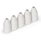 WAGO ELETTRONICA - Fermaisolante.0,25 - 0,5 mm².5 pezzi/striscia.grigio chiaro