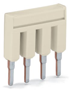 WAGO ELETTRONICA - Ponticello.4 poli.isolato.grigio chiaro
