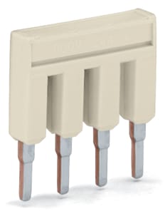 WAGO ELETTRONICA - Ponticello.4 poli.isolato.grigio chiaro
