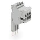 WAGO ELETTRONICA - Connettore modulare TOPJOB®S.modulare.per slot per contatto con ponticello.grigio