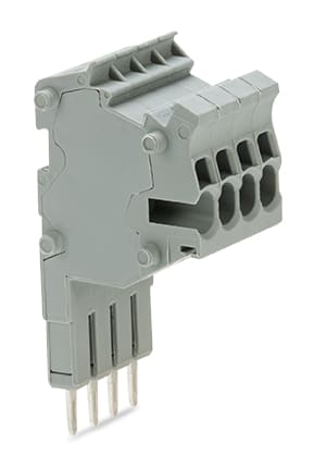 WAGO ELETTRONICA - Connettore modulare TOPJOB®S.modulare.per slot per contatto con ponticello.grigio