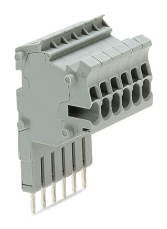 WAGO ELETTRONICA - Connettore modulare TOPJOB®S.modulare.per slot per contatto con ponticello.grigio