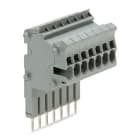 WAGO ELETTRONICA - Connettore modulare TOPJOB®S.modulare.per slot per contatto con ponticello.grigio 2001-557