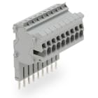 WAGO ELETTRONICA - Connettore modulare TOPJOB®S.modulare.per slot per contatto con ponticello.grigio