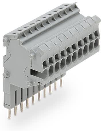 WAGO ELETTRONICA - Connettore modulare TOPJOB®S.modulare.per slot per contatto con ponticello.grigio 2001-560