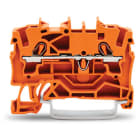 WAGO ELETTRONICA - Morsetto passante per 2 conduttori.2,5 mm².adatto per applicazioni Ex e II.arancione 2002-1202