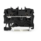 WAGO ELETTRONICA - Morsetto passante per 2 conduttori.2,5 mm².adatto per applicazioni Ex e II.nero