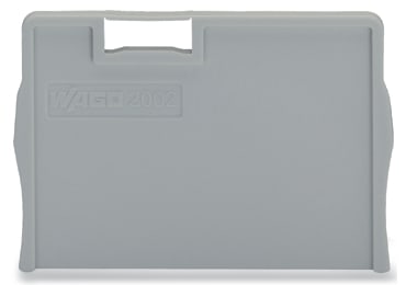 WAGO ELETTRONICA - Piastra di separazione.spessore 2 mm.sporgente.grigio