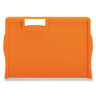 WAGO ELETTRONICA - Piastra di separazione.spessore 2 mm.sporgente.arancione
