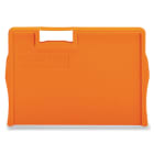 WAGO ELETTRONICA - Piastra di separazione.spessore 2 mm.sporgente.arancione
