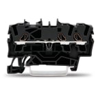 WAGO ELETTRONICA - Morsetto passante per 3 conduttori.2,5 mm².adatto per applicazioni Ex e II.nero
