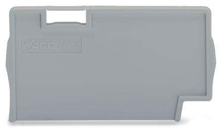 WAGO ELETTRONICA - Piastra di separazione.spessore 2 mm.sporgente.grigio