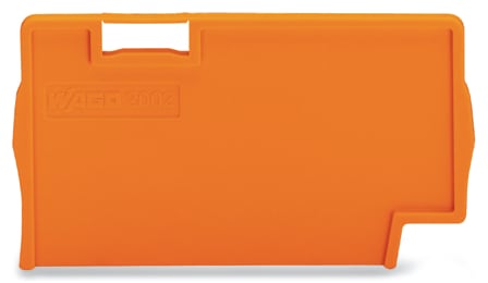 WAGO ELETTRONICA - Piastra di separazione.spessore 2 mm.sporgente.arancione