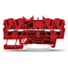 WAGO ELETTRONICA - Morsetto passante per 4 conduttori.2,5 mm².adatto per applicazioni Ex e II.rosso