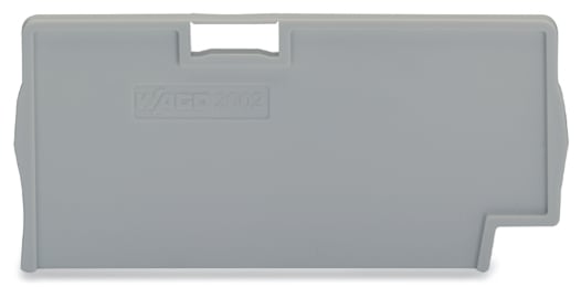 WAGO ELETTRONICA - Piastra di separazione.spessore 2 mm.sporgente.grigio