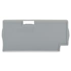 WAGO ELETTRONICA - Piastra di separazione.spessore 2 mm.sporgente.grigio
