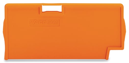 WAGO ELETTRONICA - Piastra di separazione.spessore 2 mm.sporgente.arancione