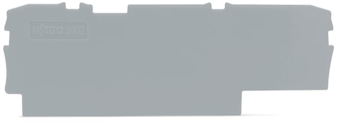 WAGO ELETTRONICA - Piastra terminale.spessore 1 mm.grigio 2002-1591