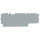 WAGO ELETTRONICA - Piastra terminale.spessore 1 mm.grigio 2002-1591