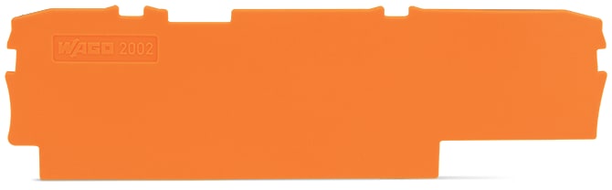 WAGO ELETTRONICA - Piastra terminale.spessore 1 mm.arancione 2002-1592