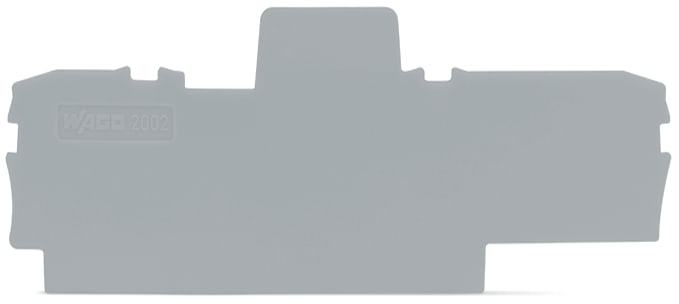 WAGO ELETTRONICA - Piastra di separazione.spessore 1 mm.grigio 2002-1593