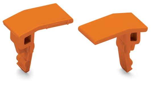 WAGO ELETTRONICA - Spina di chiusura.per innesto conduttore e apertura di azionamento.arancione